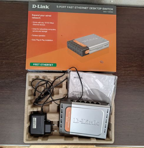 Switch на 5 портов D-Link DES-1005D