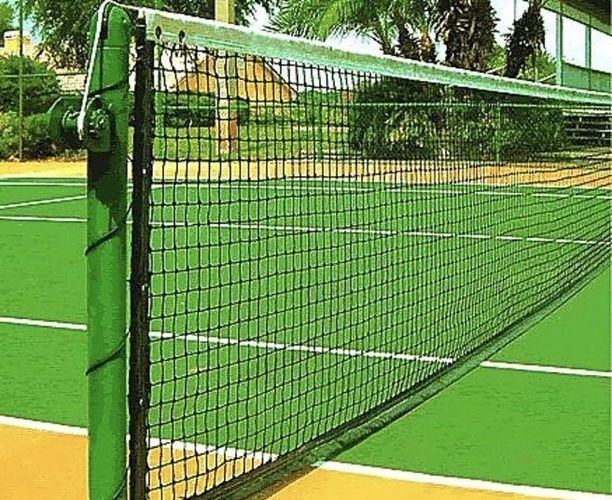 Сетка для большого тенниса с металлическим тросом