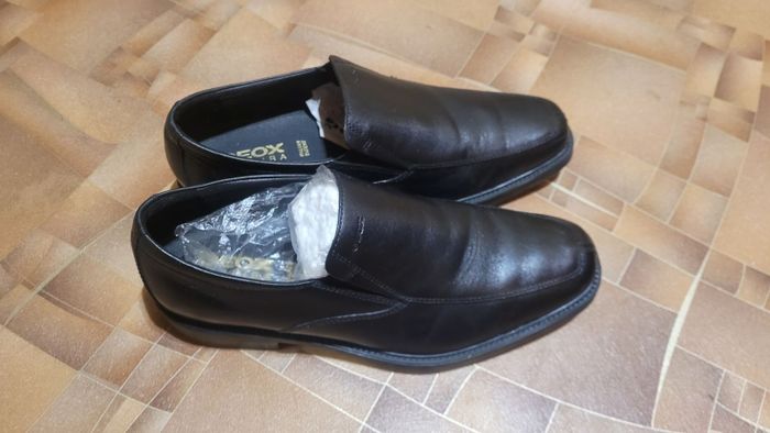 Фирменные туфли GEOX из натуральной кожи