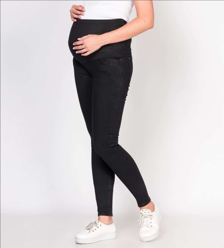 Штаны-черные джинсы для беременных