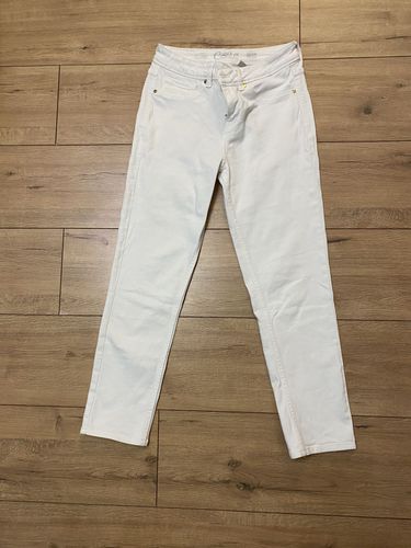 Белые джинсы skinny Conte