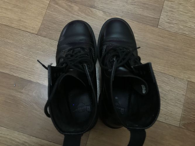 Ботинки обувь Dr. Martens 1460 Mono black Smooth 