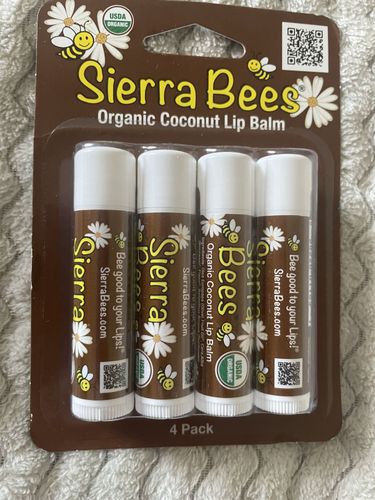 Sierra Bees, Органические бальзамы для губ, кокос