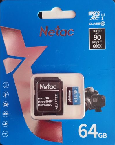 Карта памяти Netac 64 GB 