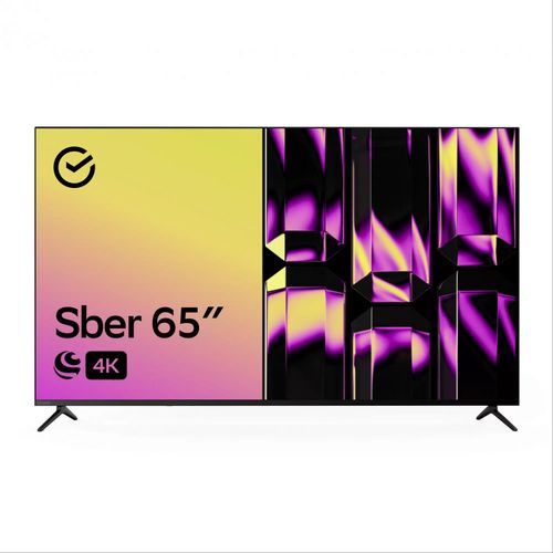 Телевизор Sber SDX-65U4124B, 65''(165 см), UHD 4K