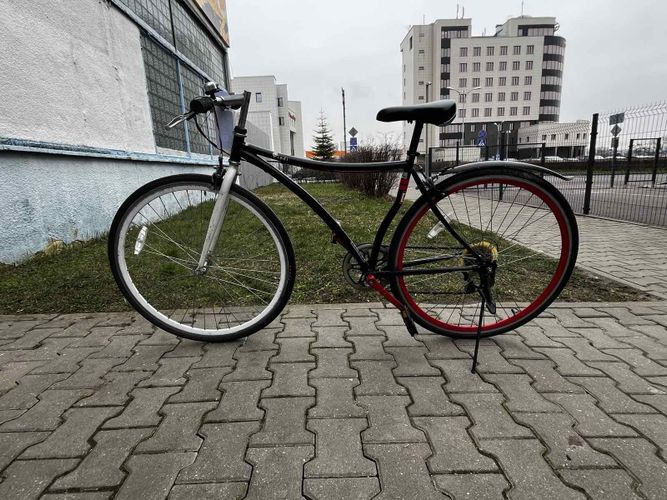 Велосипед из Японии на 28 колёсах