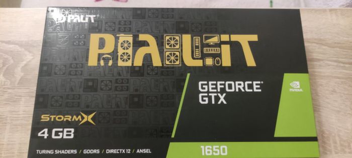 видеокарта Palit GeForce GTX 1650 StormX 4g