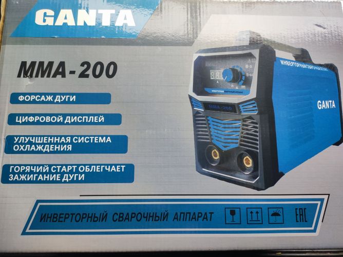 Инверторный сварочный аппарат мма-200 Ganta