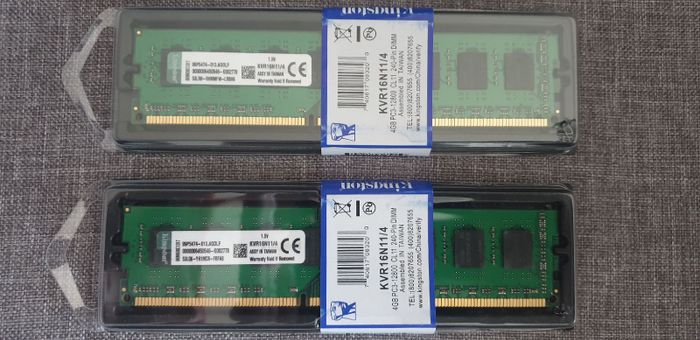 Оперативная память DDR3 4GB, 1600 Kingston  (8GB)