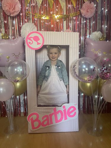 Коробка Barbie для фотосессии