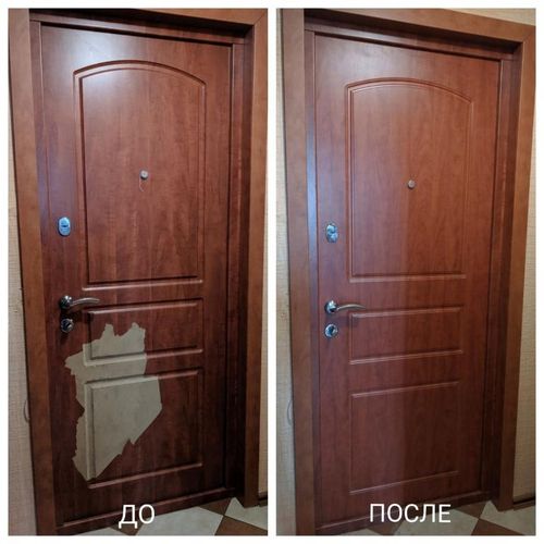 Реставрация и ремонт входных дверей и установка