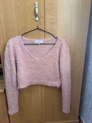 свитер укороченный