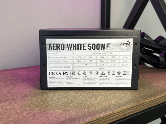 Блок питания 500W AeroCool Aero White ГАРАНТИЯ