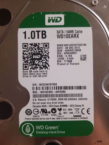 Жесткий диск Western Digital HDD 3.5 1Tb