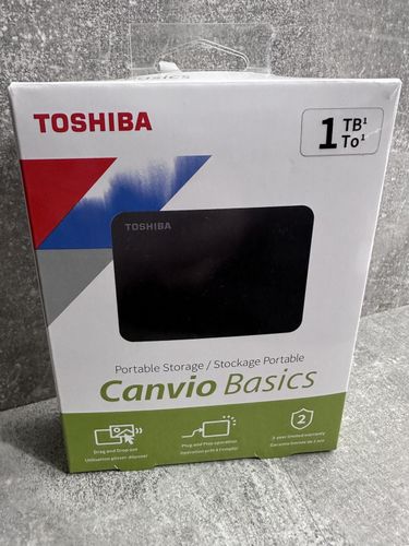 Внешний диск HDD 1TB Toshiba Canvio Basics