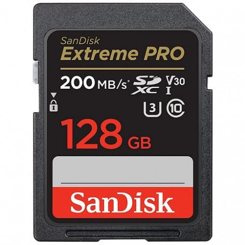 Карта памяти SanDisk Extreme Pro SDXC 128Gb 200MB/s UHS-I (SDSDXXD-128G-GN4IN)