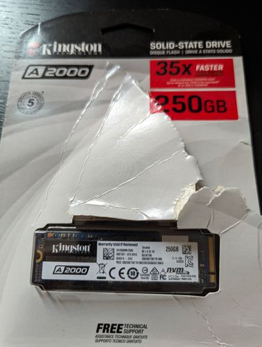 SSD Kingston 256 gb m.2