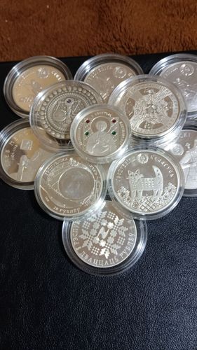 Монеты Беларуси Серебро, смотри описание