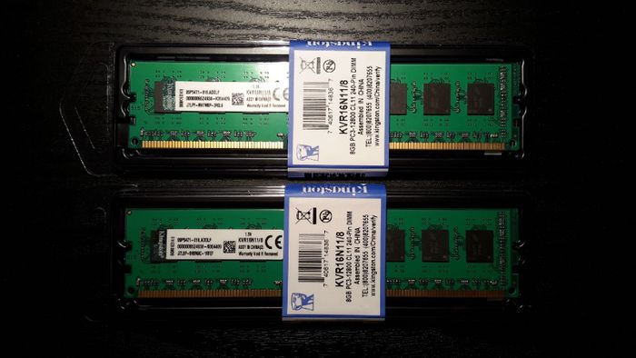 Оперативная память DDR3 4GB, 1600 Kingston (8GB)
