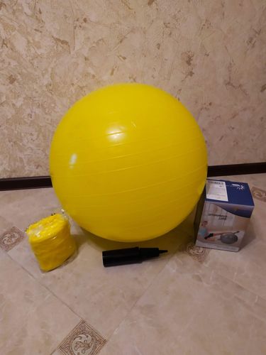 Фитбол 75 см мяч для гимнастики надувной 