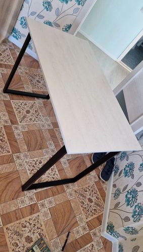 Стол в стиле LOFT ''Белый дуб'' 110x60см