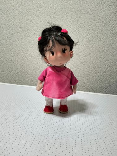 Текстильная кукла, рост 17 см. Ручная работа.