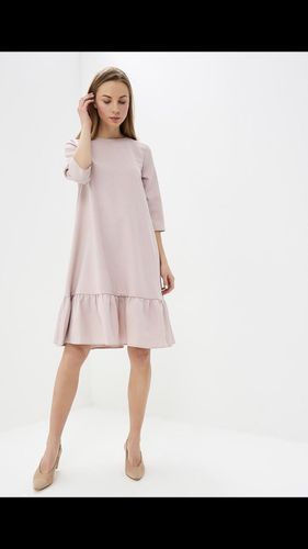 Платье розовое 46 размер