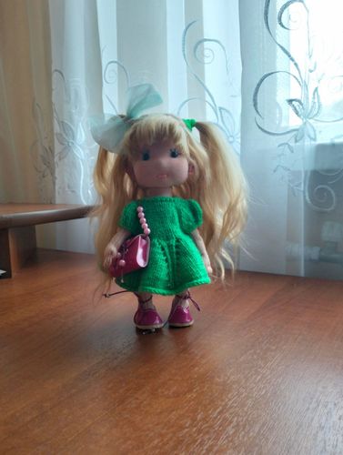 Текстильная игровая кукла рост 19 см.