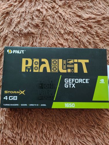 Видеокарта Palit GeForce GTX 1650 StormX 4gb