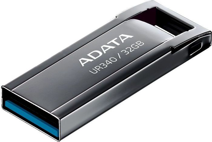 Накопитель USB 3.2 - 32Gb ''A-Data'' AROY-UR340-32GBK Grey