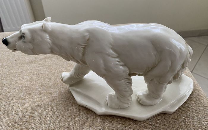 Статуэтка Белый медведь, Karl Ens,1930 г,Германия