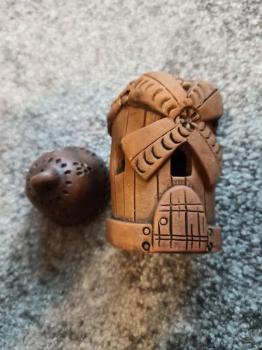 Мельница глиняная Дудутки+подарок( колокольчик)