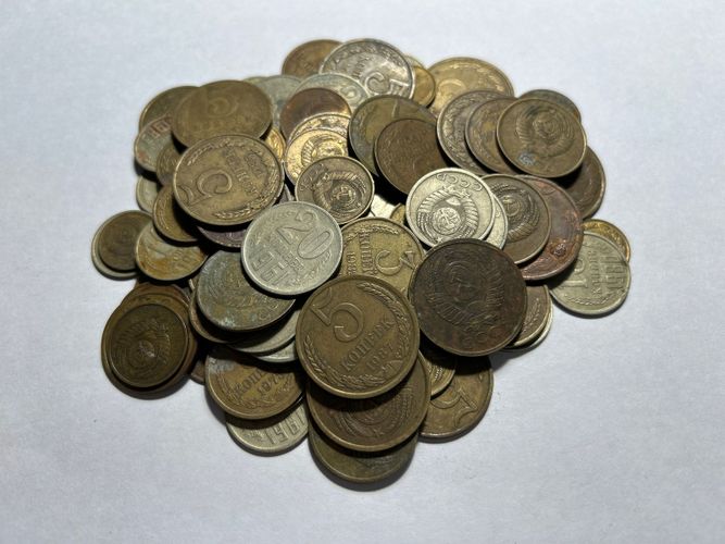 100 монет СССР 
