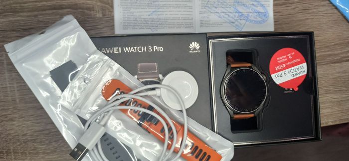 Huawei Watch 3 Pro(Титан/Сапфир/Кожа)