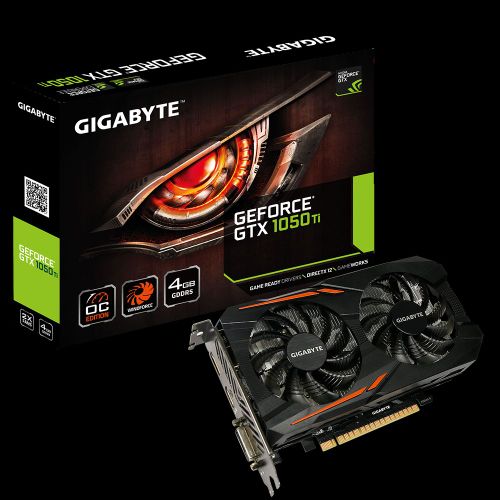 Видеокарта GIGABYTE GeForce GTX 1050 Ti OC 4GB GDD