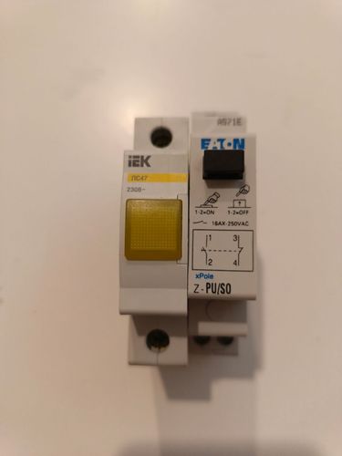 Кнопка Z-PU/SO, 1NO+1NC, 16A(250VAC)