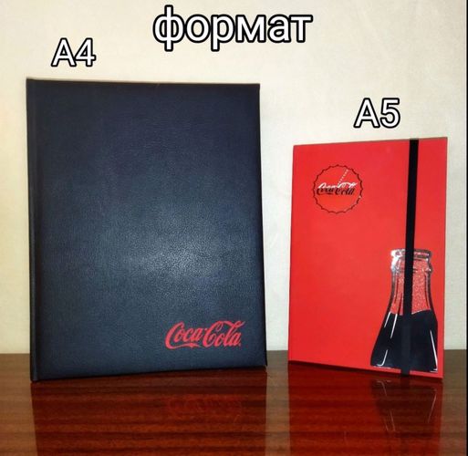 Блокноты с логотипом Coca-Colа