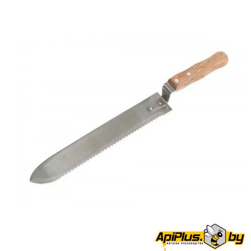 Нож для распечатки сот 280 мм с прямой и зубчатой заточкой