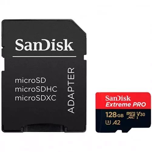 Карта памяти SanDisk Extreme Pro microSDXC 128Gb 200MB/s (SDSQXCD-128G-GN6MA)