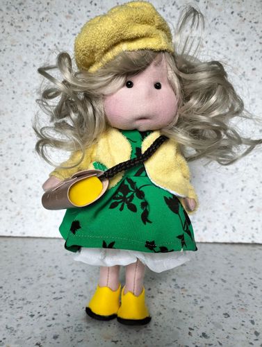 Текстильная интерьерная кукла, рост 23 см.