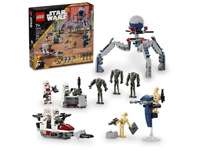 Лего star wars 75372 боевые клоны и дроиды