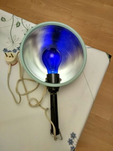 Синяя лампа- рефлектор Минина