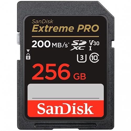 Карта памяти SanDisk Extreme Pro SDXC 256Gb 200MB/s UHS-I (SDSDXXD-256G-GN4IN)