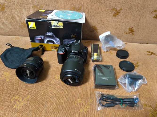 Фотоаппарат Nikon d5600 новый + 2 обьектива