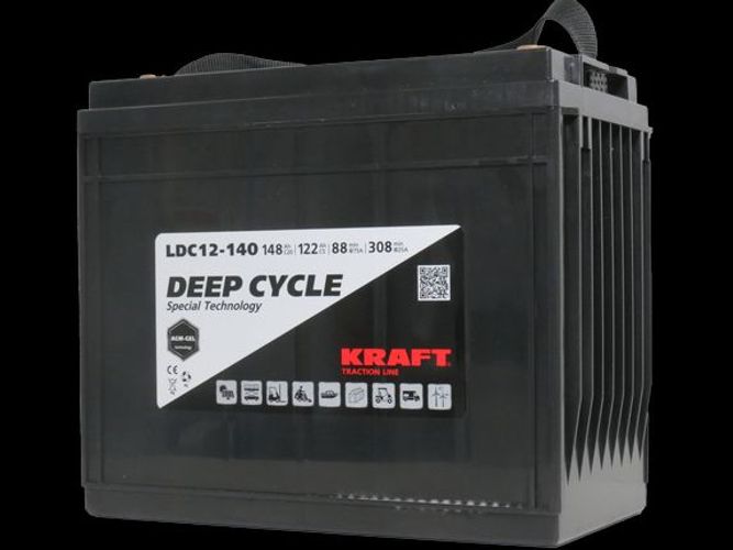 Аккумулятор KRAFT 12V-148Ah(C20) L+