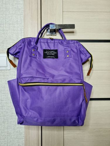 Сумка рюкзак 40*26*19 фиолетовый