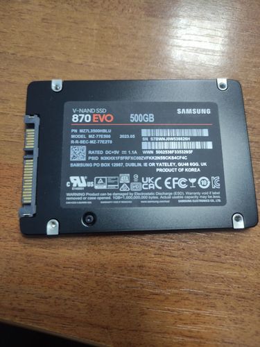 SSD SAMSUNG 870 EVO 500 GB