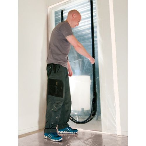 Дверь защитная многоразовая на молнии против пыли BIHUI арт.TDZD
