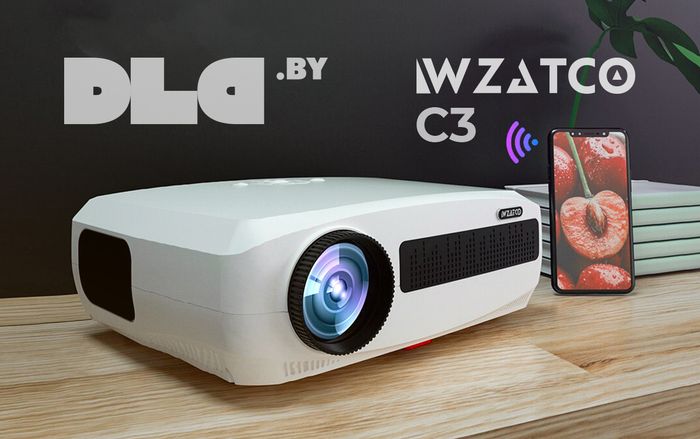 Проектор WZATCO C3 для дома и офиса Full HD