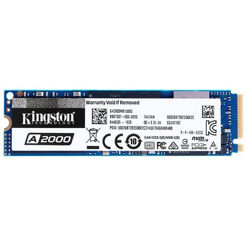Накопитель SSD M.2 NVMe Kingston 1Tb A2000